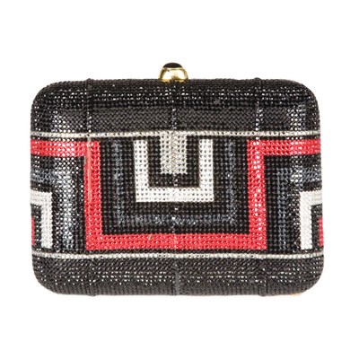 Lot 442 - Judith Leiber Rectangular Minaudiere Gold-tone...