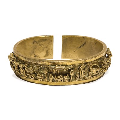 Lot 144 - Chinese Gilt-Bronze Bracelet 17th/18th Century...