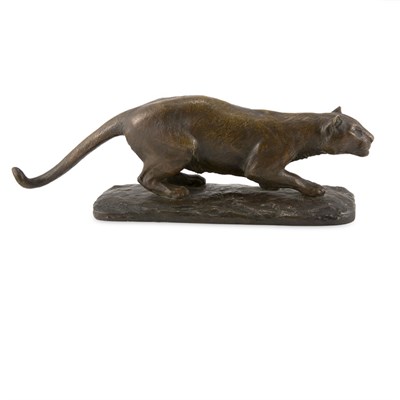 Lot 215 - Bronze Figure of a Lioness After a model by T....