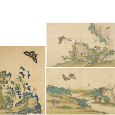 Lot 130 - Chinese School 18th Century Album of eight...