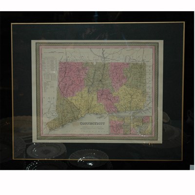 Lot 85 - S. Augustus Mitchell CONNECTICUT Hand-colored...