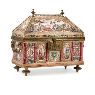 Lot 229 - Capodimonte Porcelain Gilt-Bronze Mounted...