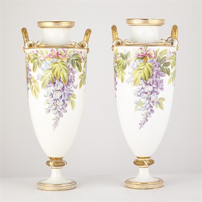 Lot 78 - Pair of Mintons Gilt and Polychrome Decorated...