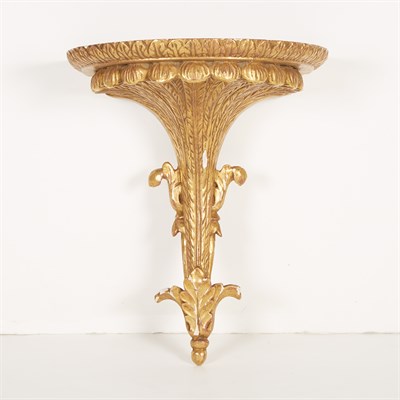 Lot 465 - Pair of George III Style Giltwood Wall...