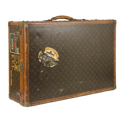 Lot 353 - Louis Vuitton Monogram Toile Suitcase With...