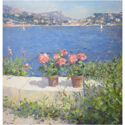 Lot 13 - Pierre Bittar French, b. 1934 Vue Sur la...