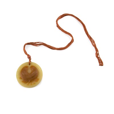 Lot 355 - Almaric Walter Pate de Verre Pendent Molded as...