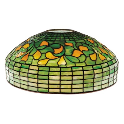 Lot 285 - Tiffany Studios Leaded Glass Shade In the...