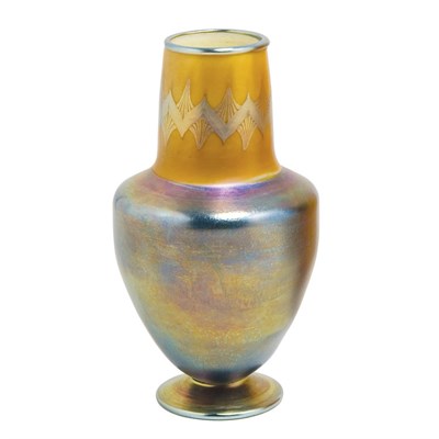 Lot 254 - Tiffany Tel el Amarna Favrile Glass Vase Circa...