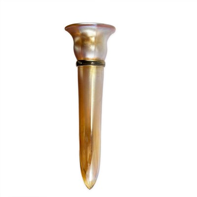 Lot 268 - Tiffany Favrile Glass Bud Vase Of trumpet form,...