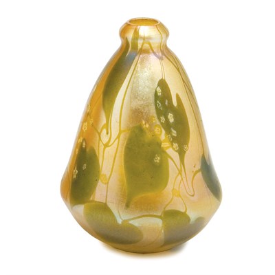 Lot 256 - Tiffany Favrile Glass Millefiore Vase Circa...