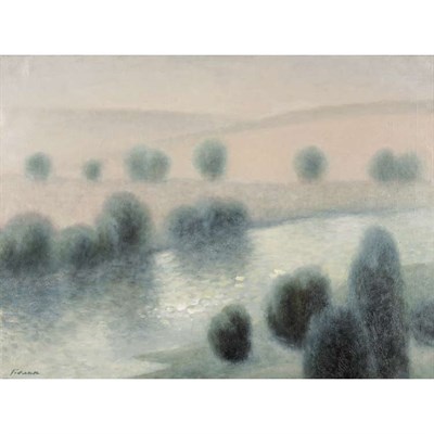 Lot 155 - Sergei Belik Ukranian, b. 1953 River, 1992...