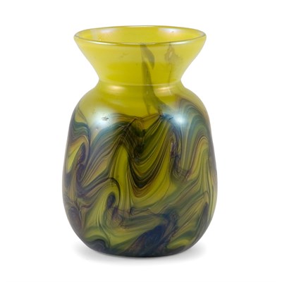 Lot 304 - Loetz Art Glass Vase Of globular form with a...
