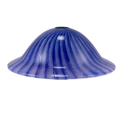 Lot 358 - Daum Internally Decorated Glass Shade Of dome...
