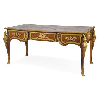 Lot 486 - Louis XV Style Gilt-Bronze Mounted Bureau Plat...