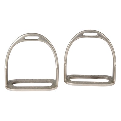 Lot 259 - Pair of Hermes Stirrups Stamped: Hermes. 5 1/2...