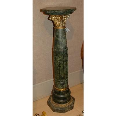 Lot 99 - Louis XVI Style Gilt-Metal Mounted Green...