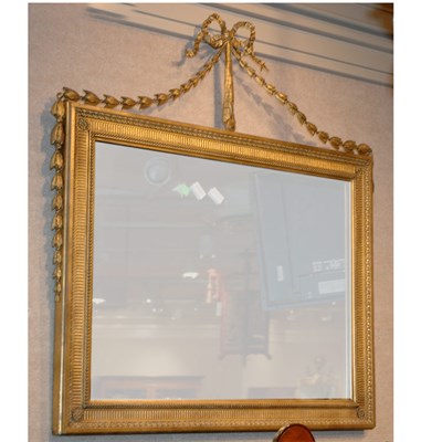 Lot 485 - George III Style Gilt Decorated Mirror Height...