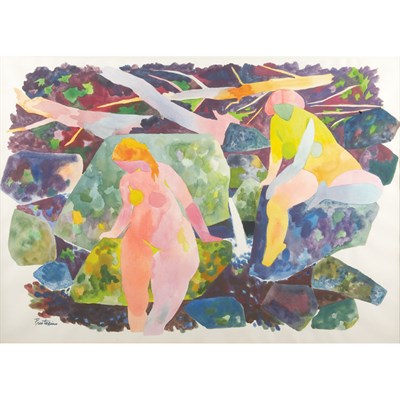 Lot 33 - Gregorio Prestopino American, 1907-1984 Heron...
