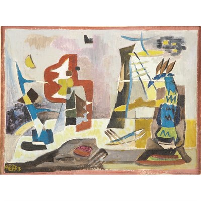 Lot 9 - Werner Drewes German/American, 1899-1985...