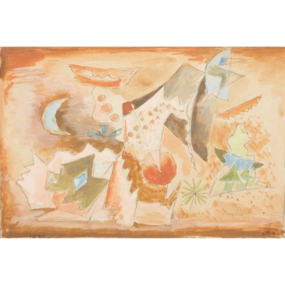Lot 11 - Werner Drewes German/American, 1899-1985 Merry...