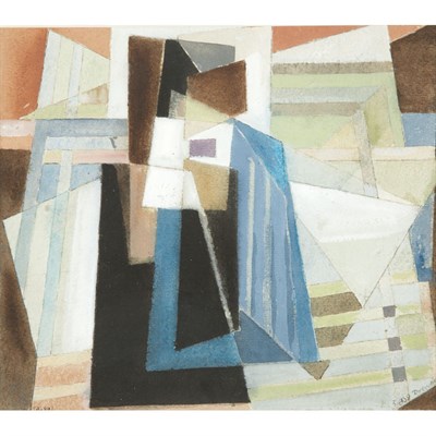 Lot 8 - Werner Drewes German/American, 1899-1985...