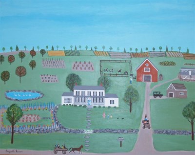 Lot 86 - Augusta Simon American, 20th Century Country...