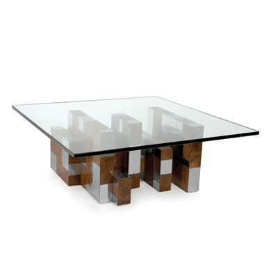 Lot 147 - Paul Evans American, 1931-1987 Cityscape Low...
