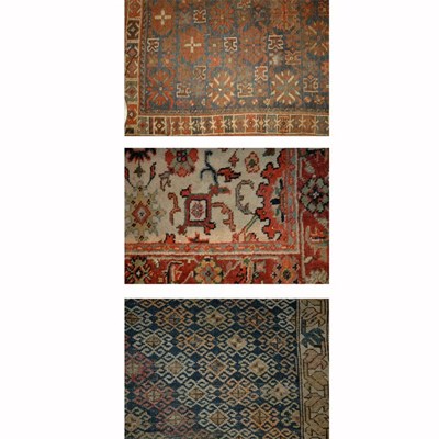 Lot 650 - Group of Three Rugs Comprising a Afshar Rug, a...