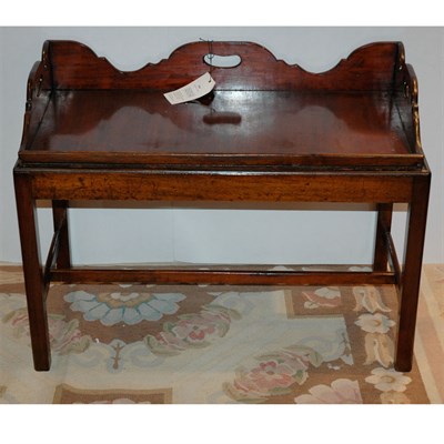 Lot 194 - George III Style Mahogany Butler's Tray on...
