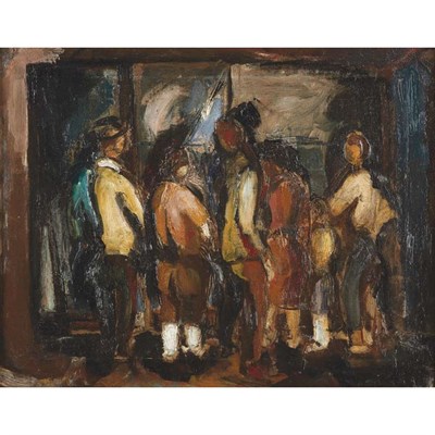 Lot 206 - Theresa Bernstein American, 1890-2002 Figures...