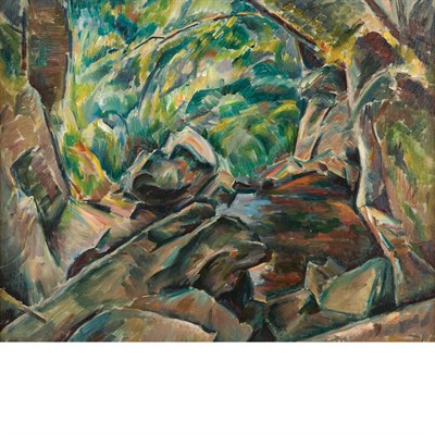 Lot 195 - Charles Rosen American, 1878-1950 Rocks and...