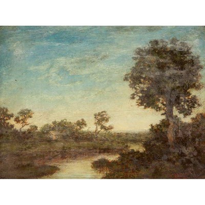 Lot 162 - Ralph Albert Blakelock American, 1847-1919...