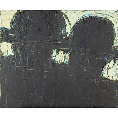 Lot 111 - Lester Johnson American, b. 1919 Two Figures...