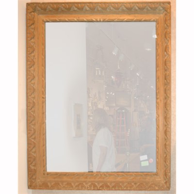 Lot 564 - Baroque Style Oak Mirror Height 36 1/2 inches,...