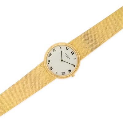 Lot 76 - Gentleman's Gold Wristwatch, Patek Philippe