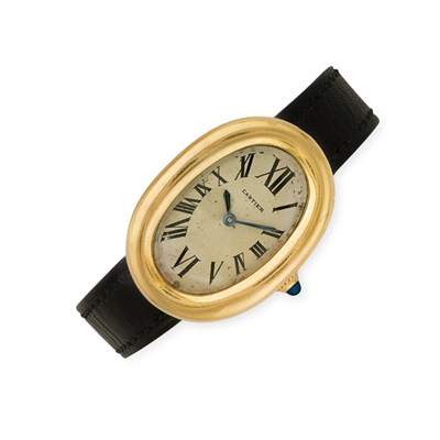 Lot 294 - Gold Wristwatch, Cartier