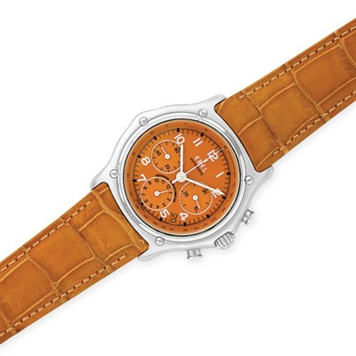 Lot 189 - Gentleman's Stainless Steel Chronograph Wristwatch, Ebel