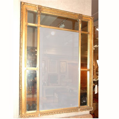 Lot 251 - Neoclassical Style Gilt-Wood Mirror Height 44...