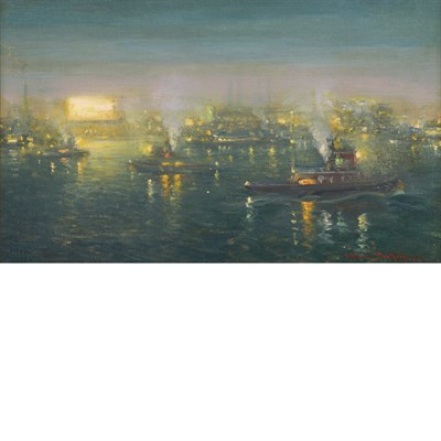 Lot 55 - Johann Berthelsen American, 1883-1972 East...