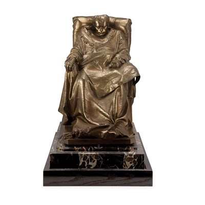 Lot 155 - Italian Bronze Bust The Last Days of Napoleon...