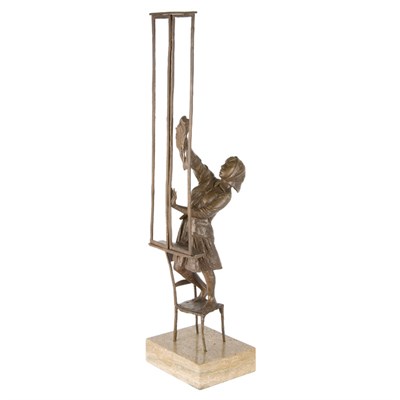 Lot 43 - Bruno Lucchesi American, b. 1926 Girl and...