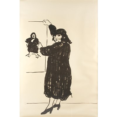 Lot 420 - David Hockney (b. 1937) ANN LOOKING AT HER...
