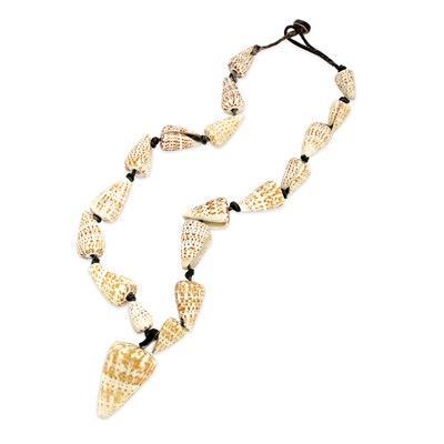 Lot 296 - Alphabet Cone Shell Necklace Contemporary...