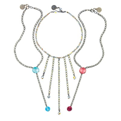 Lot 219 - Three Giorgio Armani Necklaces Contemporary...