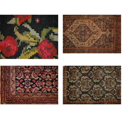 Lot 582 - Group of Four Rugs Comprising a Fereghan rug,...