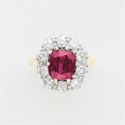 Lot 78 - Ruby and Diamond Ring