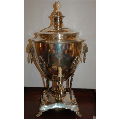 Lot 414 - Late Victorian Ivory Mounted Sterling Silver...