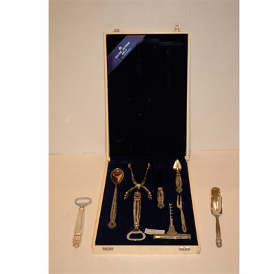 Lot 360 - George Jensen Sterling Silver Nine-Piece...