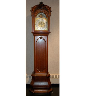 Lot 89 - Tiffany & Co. Mahogany Tall Case Clock The...